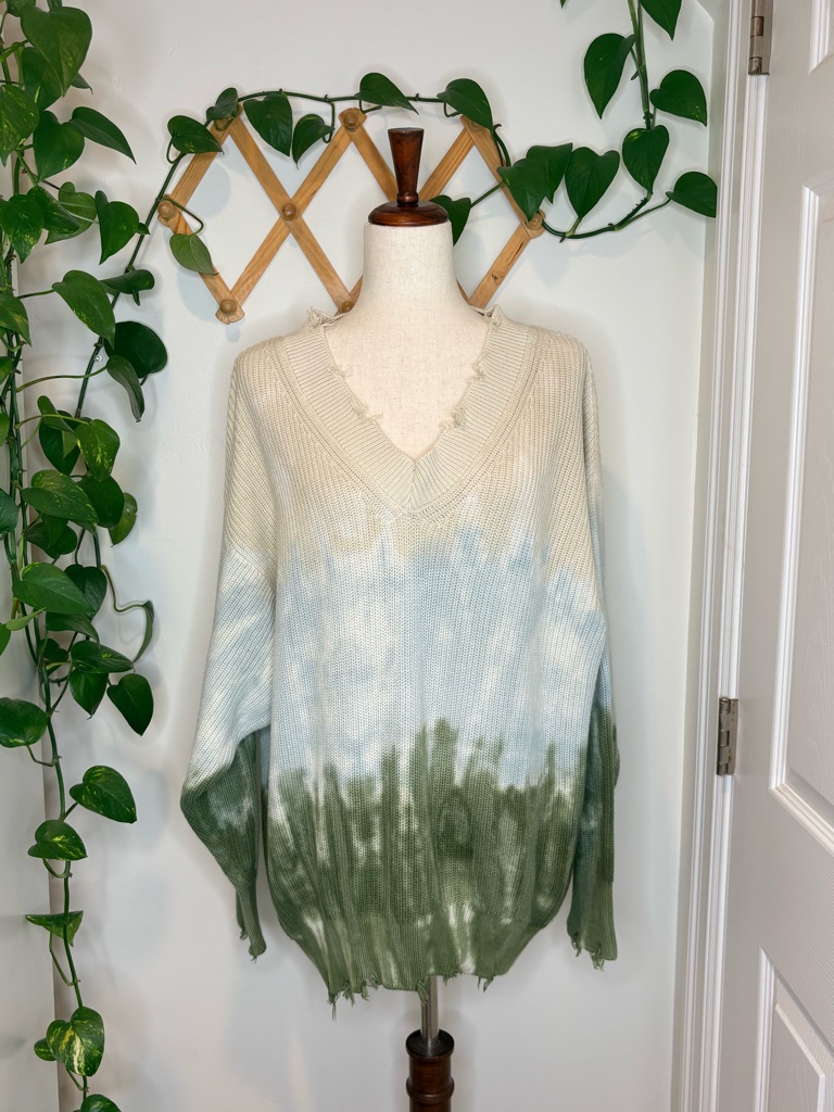 Young Fabulous & Broke Tie Dye Sweater M/L